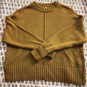 Women's olive green sweater